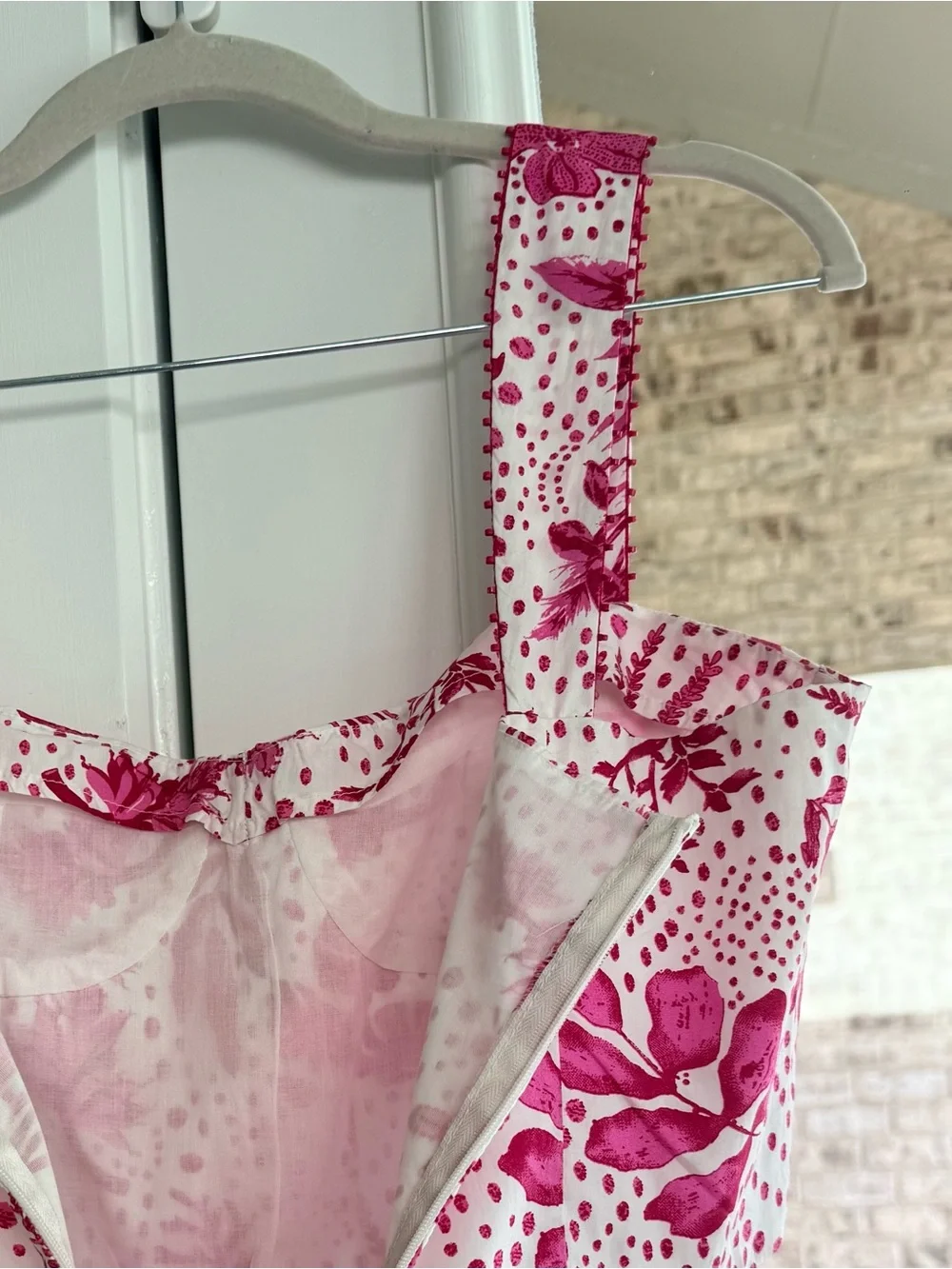 Zara Pink Floral Cutout Maxi Dress - Picture 7 of 13